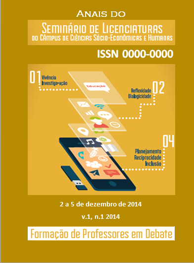 					Visualizar v. 1 n. 1 (2014): Formação de professores em debate
				