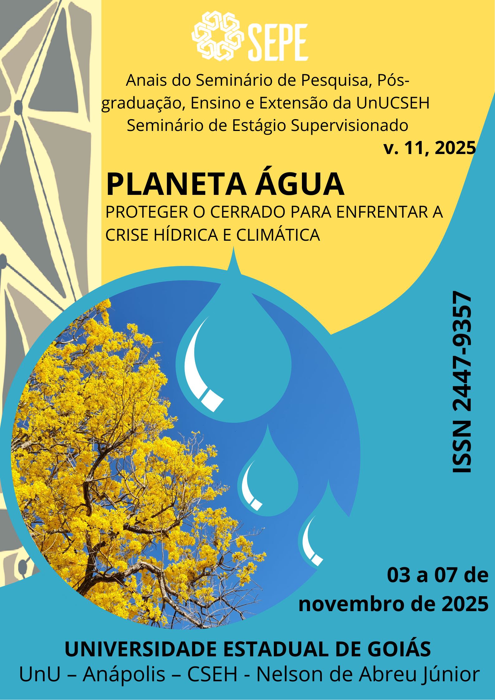 					Visualizar v. 11 n. 1 (2025): Planeta água: proteger o Cerrado para enfrentar a crise hídrica e climática
				